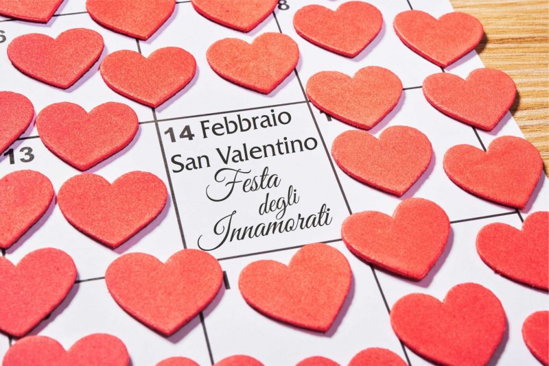 14 febbraio San Valentino cuori festa degli innamorati