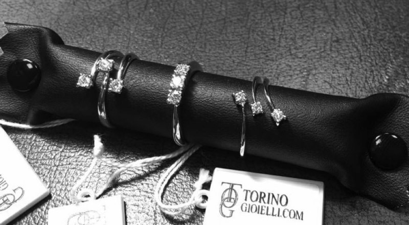 anelli Trilogy diamanti Torino gioielli