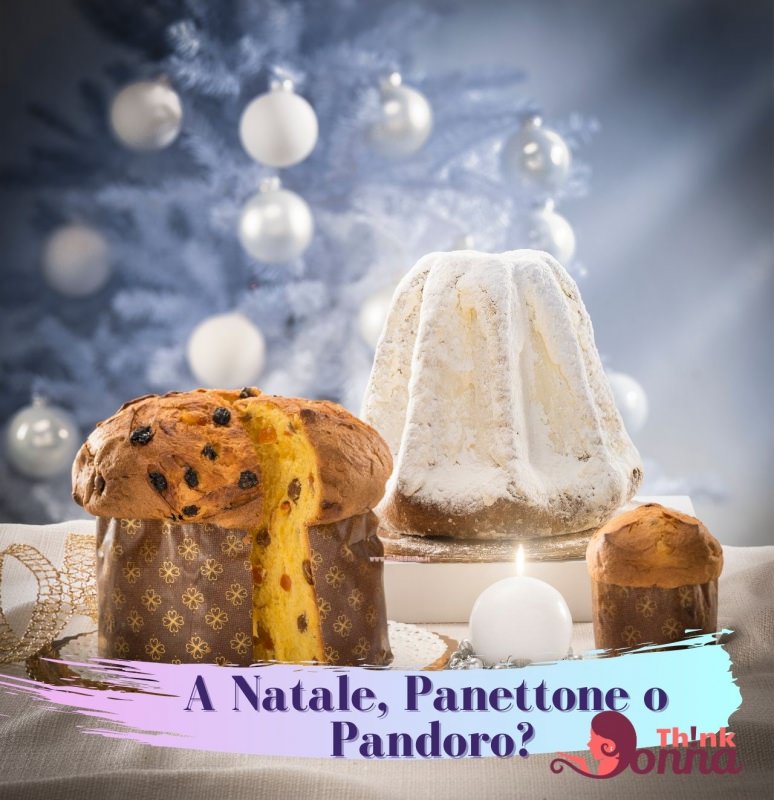 a natale panettone o pandoro sfere albero palline neve