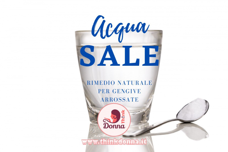 bicchiere di vetro con acqua cucchiaino di sale