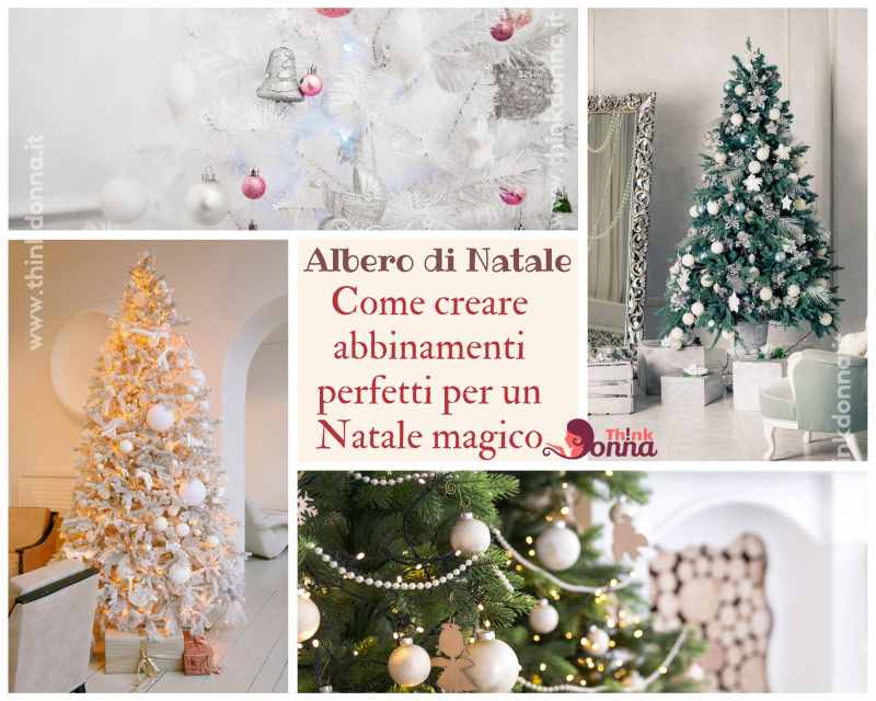 decorazioni natalizie rosa argento albero tutto bianco palline bianche specchio poltrona luci