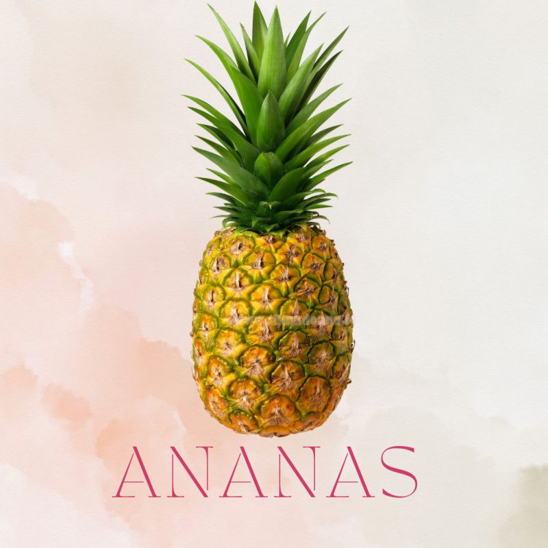 ananas frutta ciuffo foglie