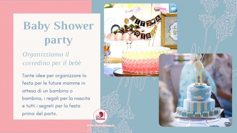 torte baby shower party festa bambina bambino