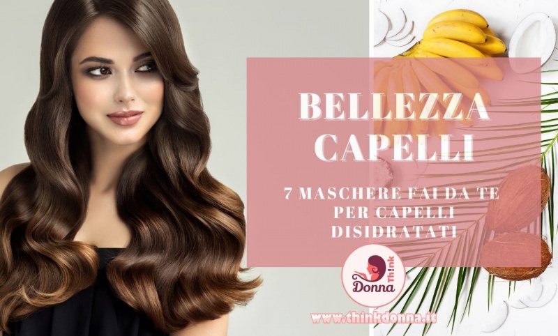 bellezza capelli maschera giovane donna bellissima castano consigli