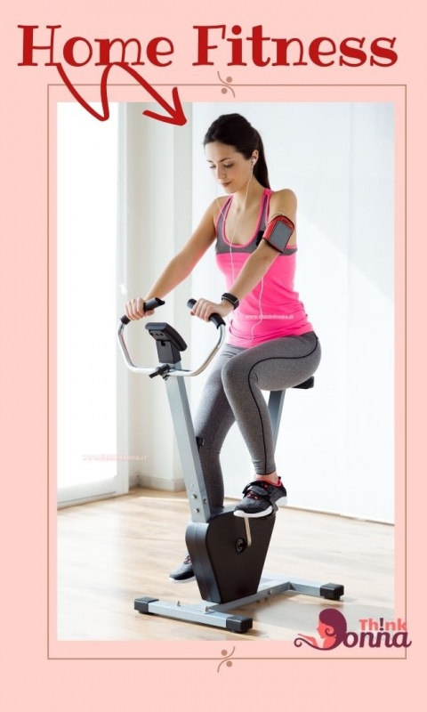 home fitness bella donna usa cyclette a casa 