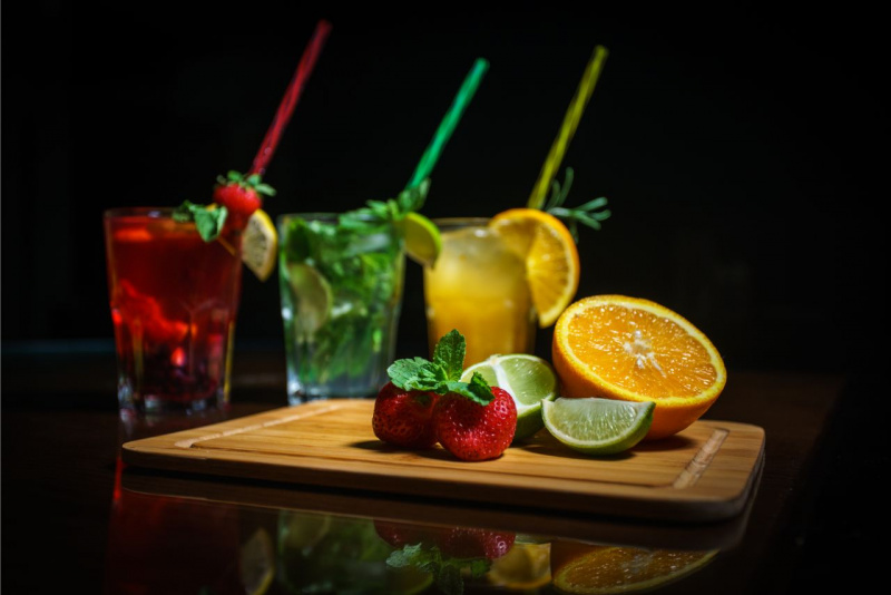 cocktail analcolico bibite frutta bevande fragola