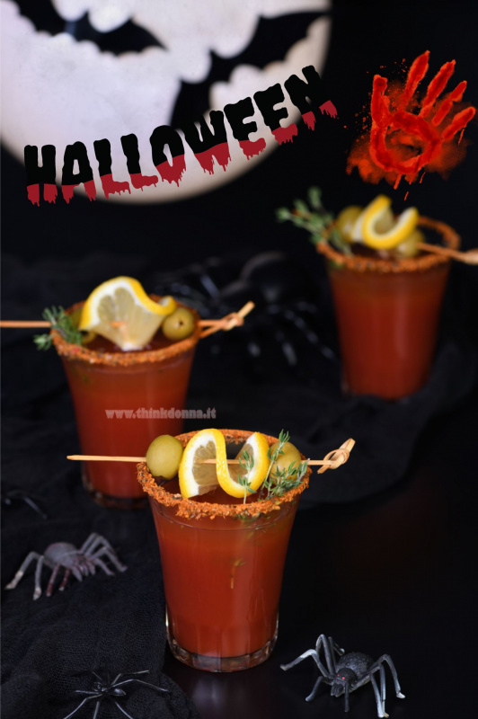 cicchetto di halloween bloody mary ragni decorazioni Halloween