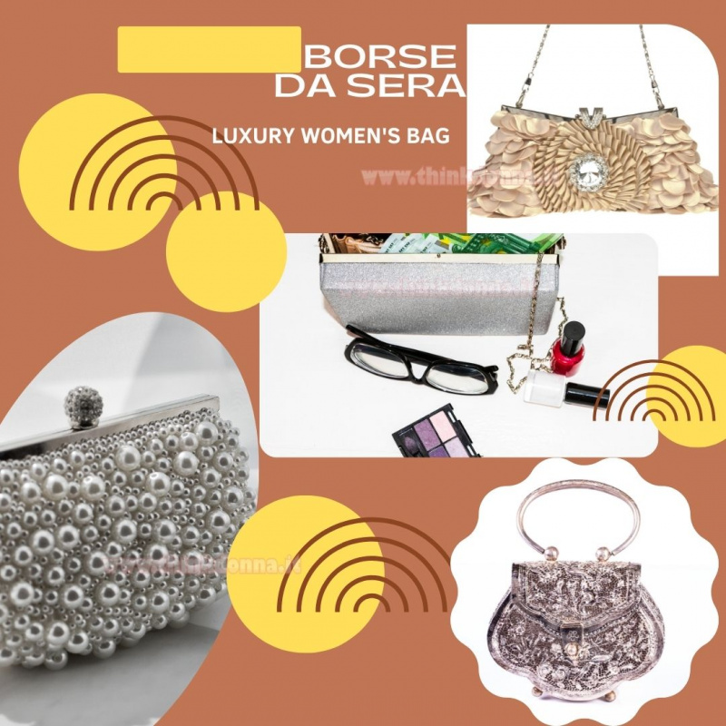 luxury women's bag clutch borse da sera donne