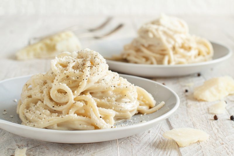 primo piatto pronto pasta spaghetti cacio e pepe