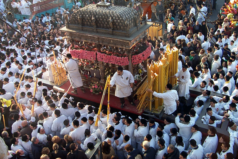 processione festa sant Agata Catania