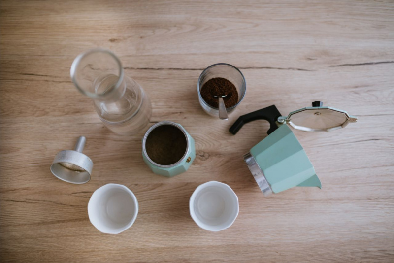 occorrente per preparare un buon caff caffettiera moka acqua