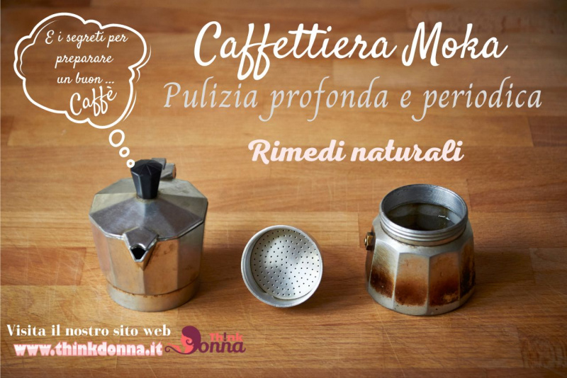 pulizia caffettiera moka aperta filtro 