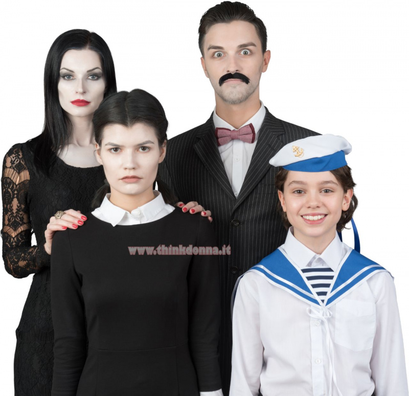 costume halloween donna uomo bambino bambina Addams Family