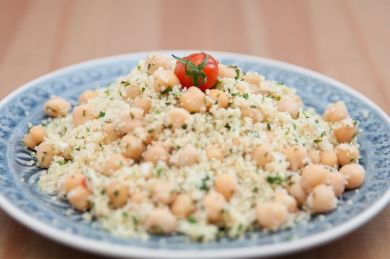 cous cous con ceci cuscus