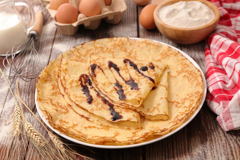 crpes crespelle grano ingredienti piatto uova farina 