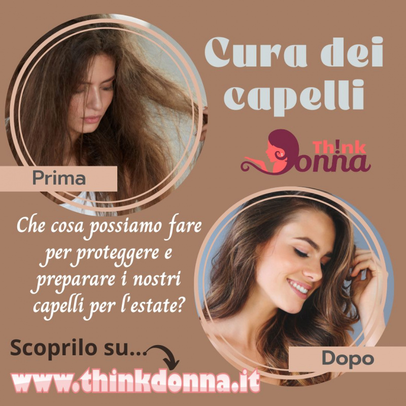 viso donna con capelli sciupati aridi crespi prima e dopo cura di bellezza capigliatura morbida liscia capelli setosi