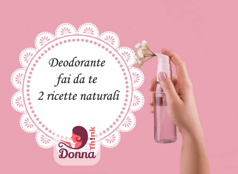 due ricetta spray deodorante naturale fatto in casa fai da te fiori bianchi