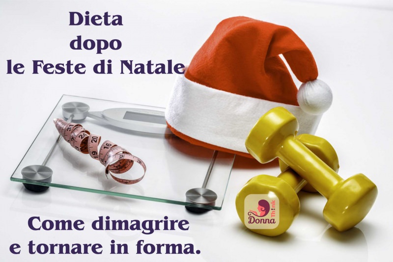 dieta bilancia pesapersone cappello babbo natale manubri metro da sarta