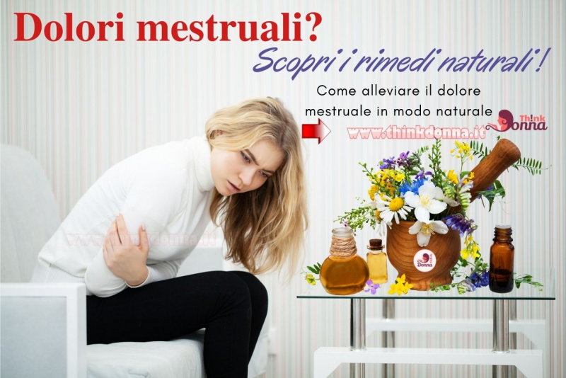 soluzioni rimedi naturali piante fiori erbe oli essenziali donna crampi dolore ciclo mestruazioni