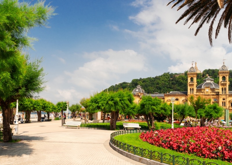 donostia San Sebastin paese basco spagna piazza