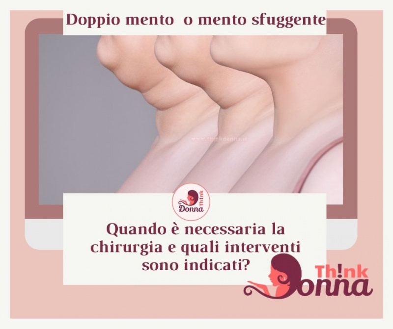 mentoplastica mento sfuggente doppio mento viso donna chirurgia