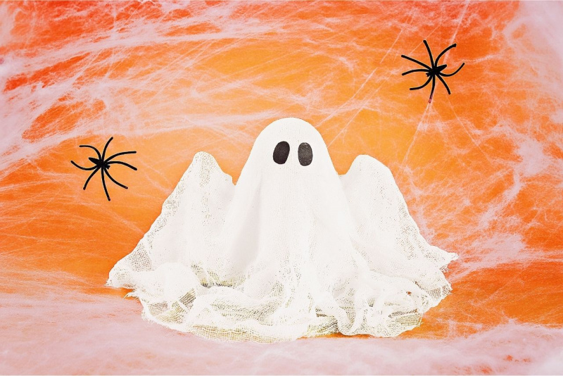 fantasma bianco fluttuante Halloween decorazione