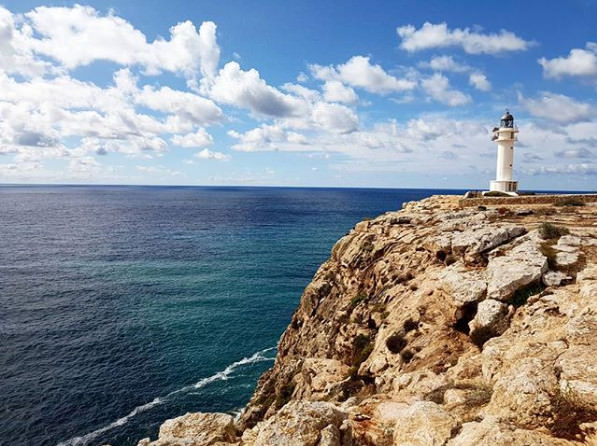 faro di Cap de Barbaria mare Formentera