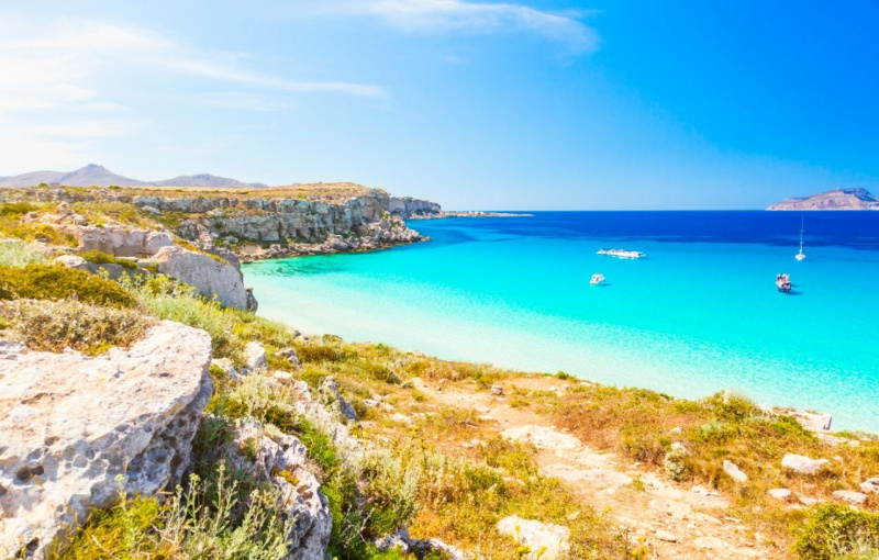 Favignana Sicilia mare spiaggia