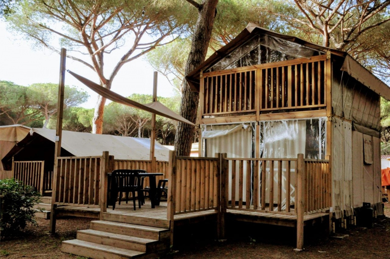 glamping tarquinia casa legno campeggio