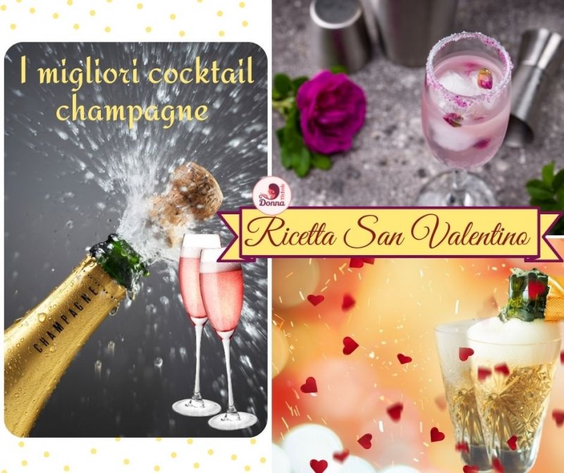 i migliori coccktail champagne san valentino ricetta