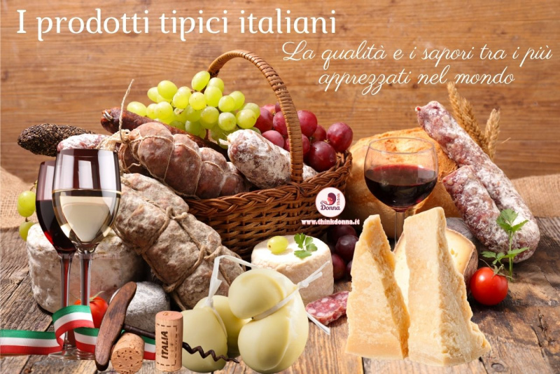 cesta prodotti italia vino uva salumi formaggi grana padano bandiera tappo sughero