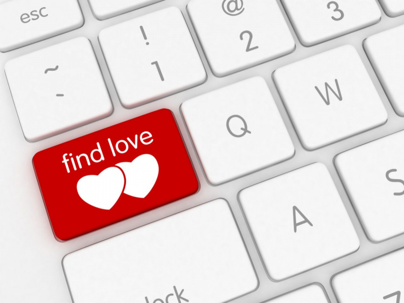 find love tastiera computer concetto siti incontri online