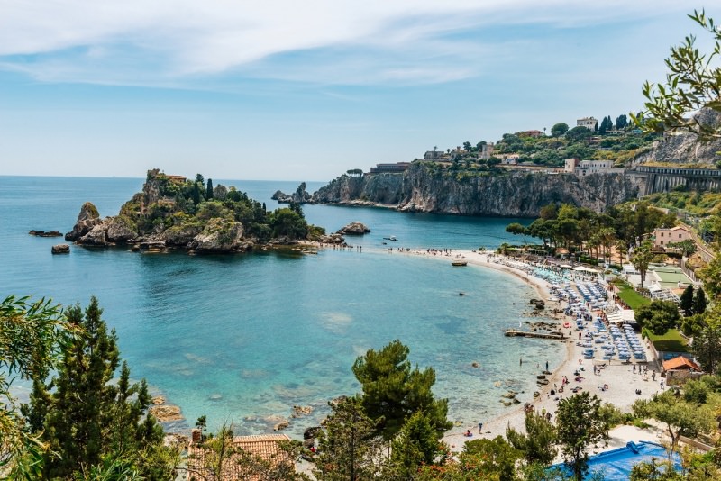 Isola Bella Taormina mare