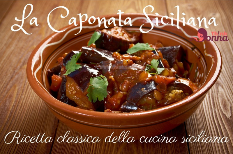 ciotola terracotta caponata siciliana sedano melanzane pomodoro capperi olive