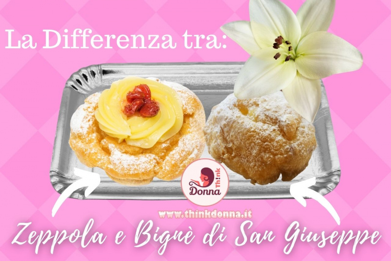 zeppolla bign di san Giuseppe crema pasticciera amarene fiore giglio bianco