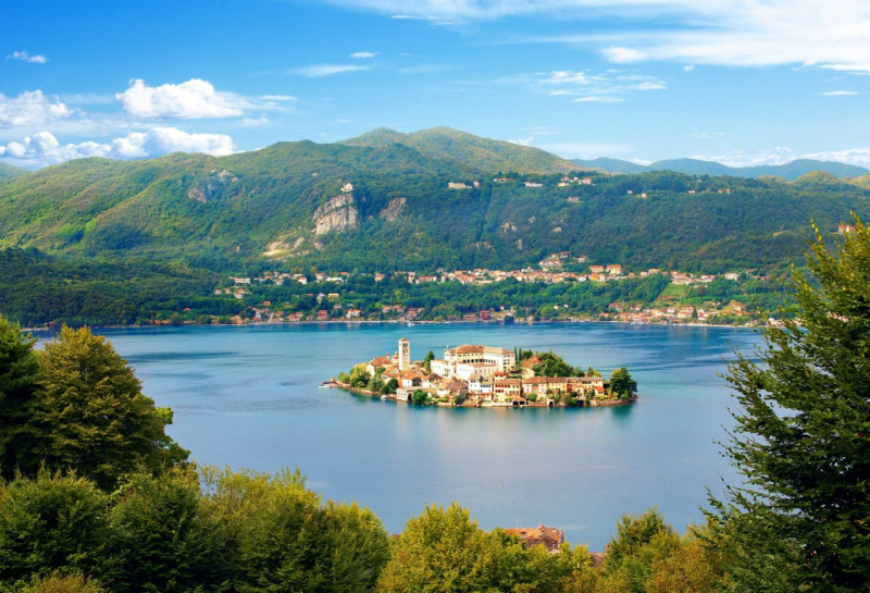 isola san giulio lago d'orta piemonte natura