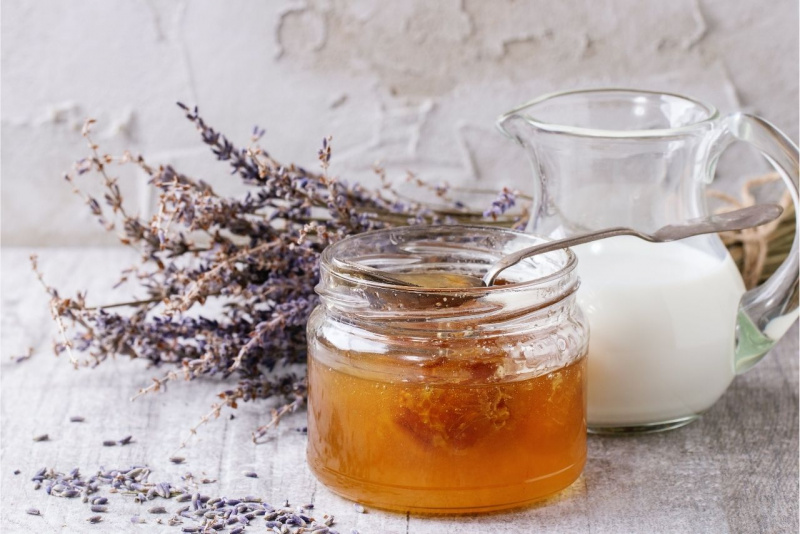 miele latte fiori di lavanda