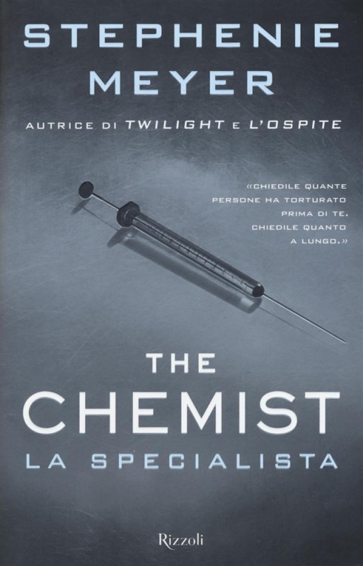 copertina romanzo The chemist. La specialista di Stephenie Meyer