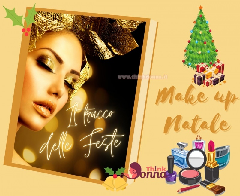 makeup natale il trucco delle feste di fine anno oro 