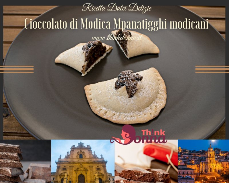 mpanatigghi cioccolato di Modica piatto pronto dolce 