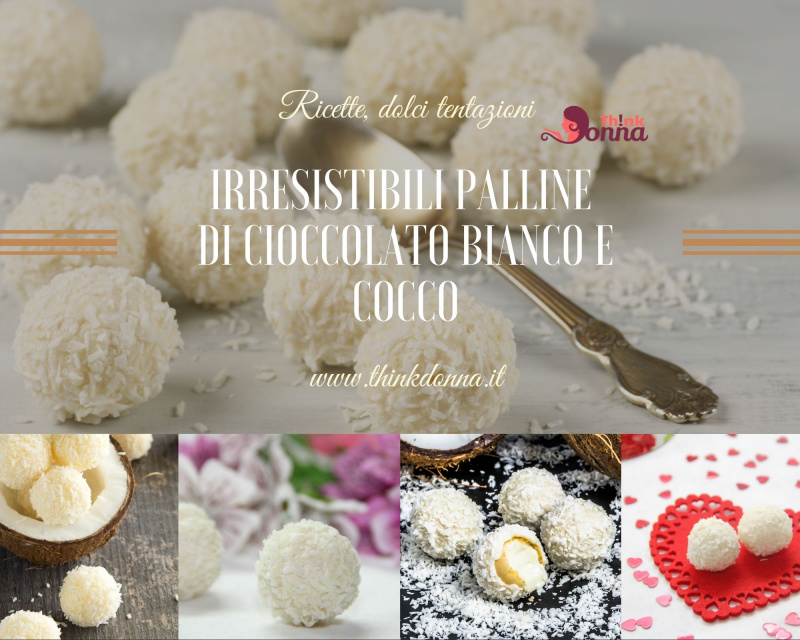 praline di cioccolato bianco ripieno mandorla cocco 