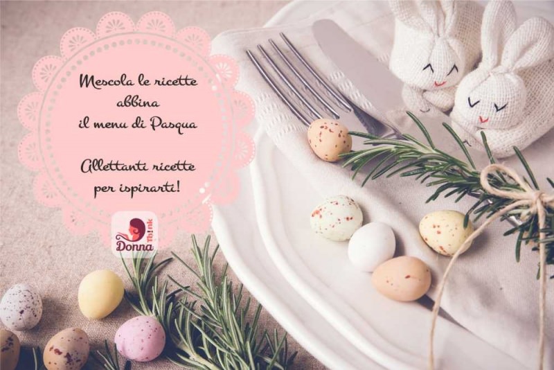  menu di Pasqua ricette decorazioni pasquali coniglietti stoffa simpatici segnaposto 