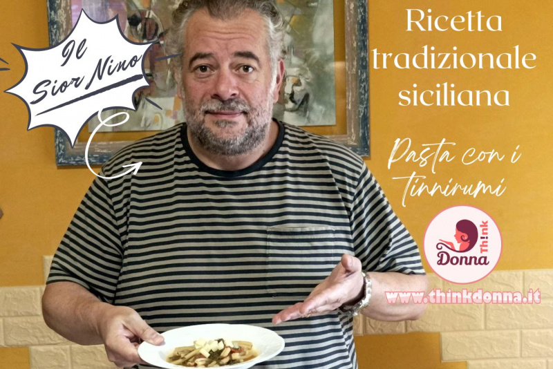 ricetta sior Nino primo piatto pronto pasta con i tinnirumi tenerumi taddi minestra estiva cucina