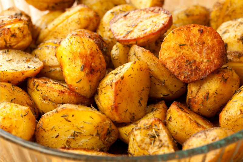 patate croccanti cotte al forno