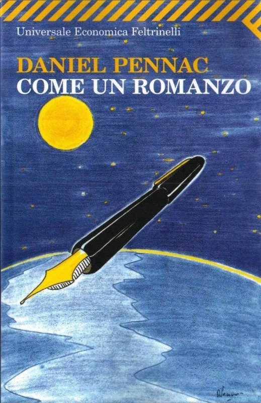 copertina libro come un romanzo di Daniel Pennac