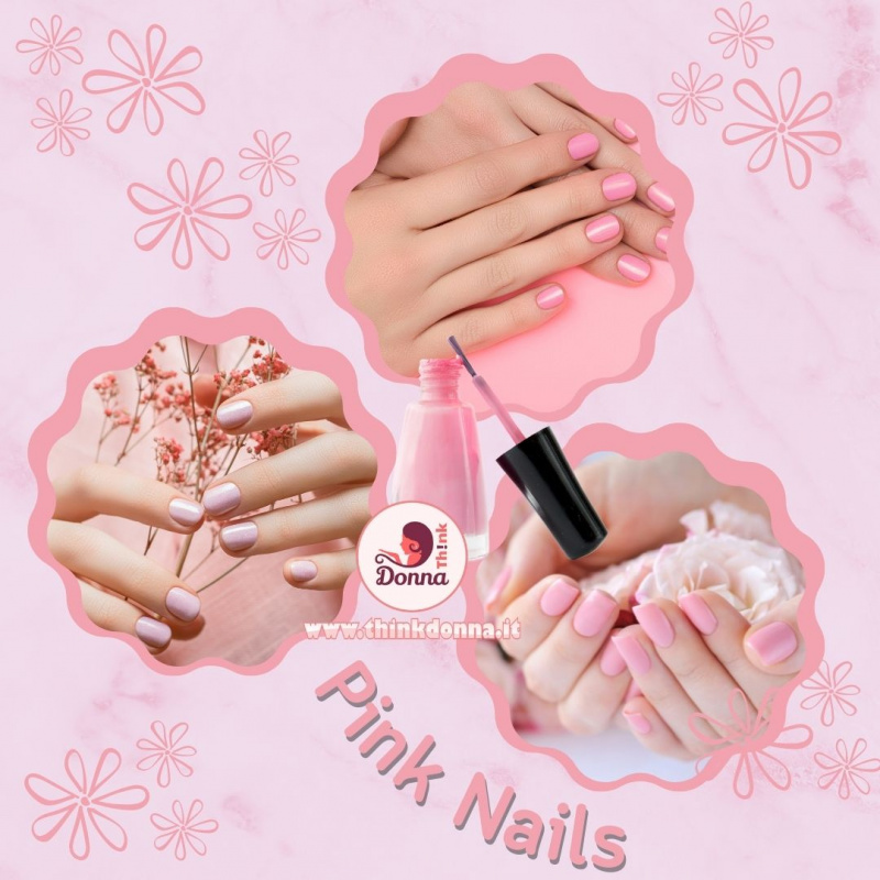 manicure rosa smalto unghie