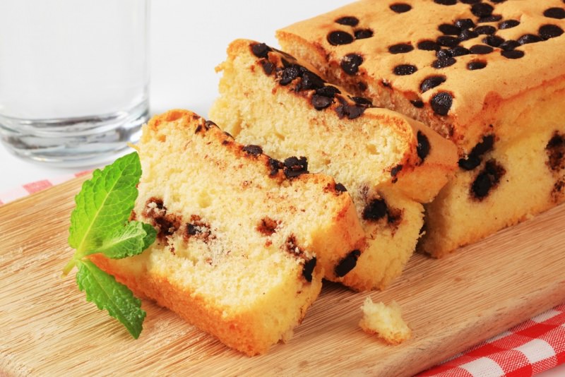 plum cake gocce di cioccolato 