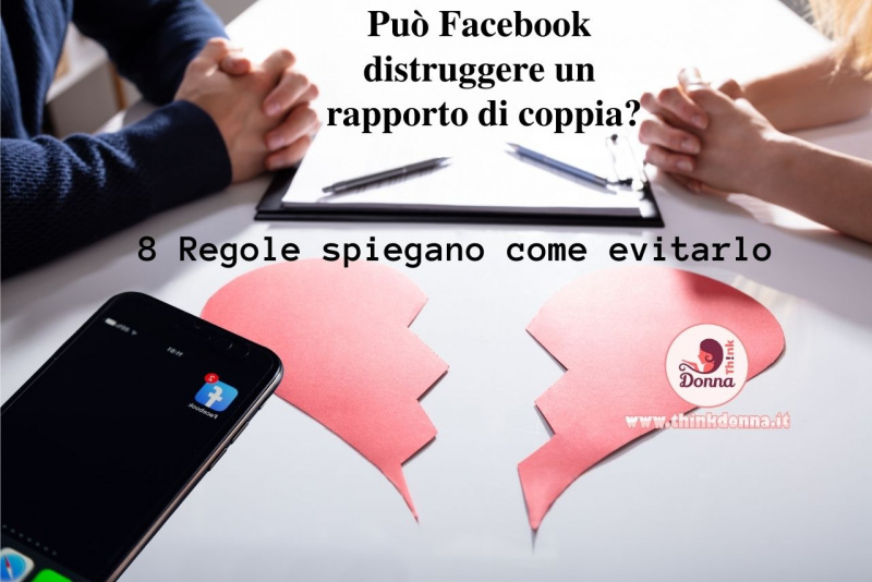 crisi di coppia social network facebook smartphone messaggio 