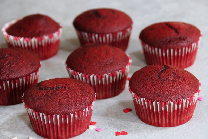 red velvet cupcakes pirottini