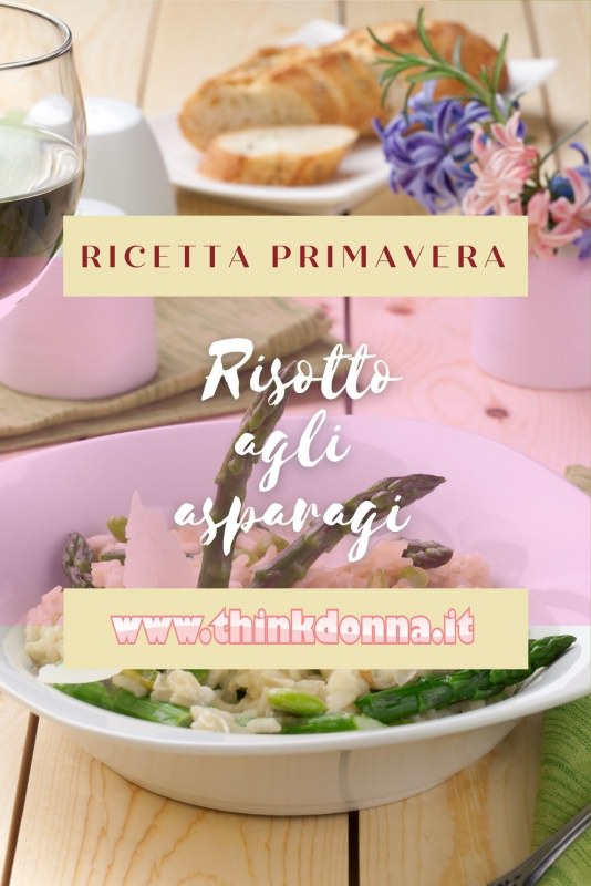 ricetta primavera risotto agli asparagi primo piatto pronto in tavola giacinti